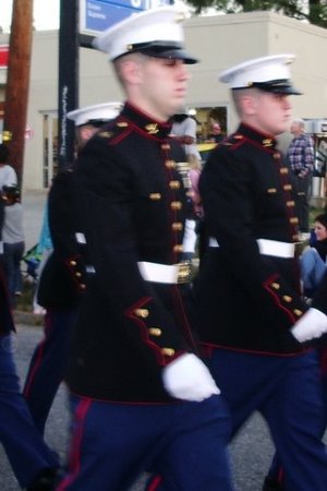 My son, Jeremy in MCJROTC