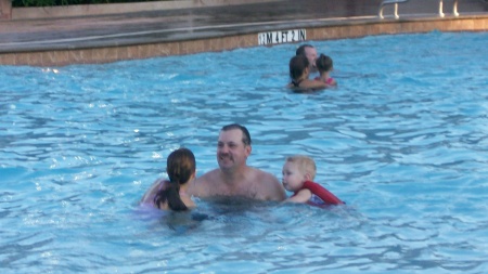 daddy in the pool