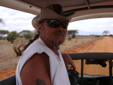 on safari in kenya