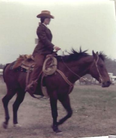 Showing my horse, Leo Husler