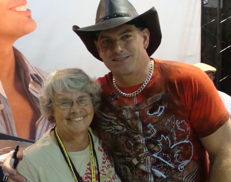 Keith Anderson and I at the GAC booth