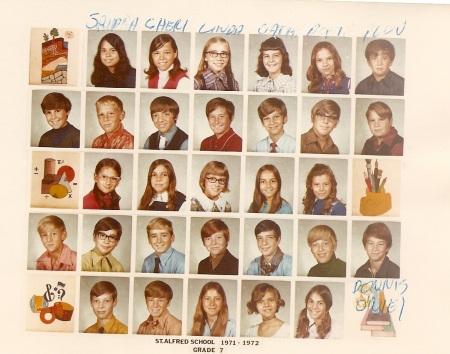 st Al's 7th Grade 1971-72
