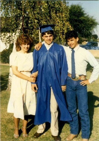 Back in the day - Mom, John, and I