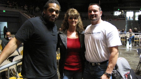 Herb Dean, Me and Brian at fights 2009