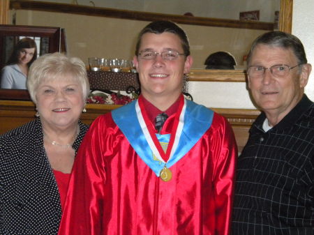 Jason with Mom and Dad  060509