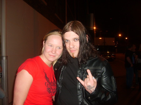 Andi and  Brent Smith singer of Shinedown