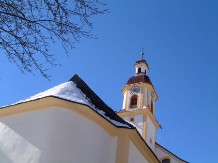 Cobalt Blue Sky and Clock Tower