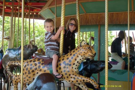 Kale and Emily at Zoo