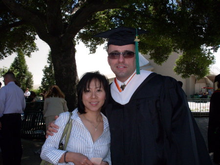 Jimmie & Yoko at Jimmie's College Graduation