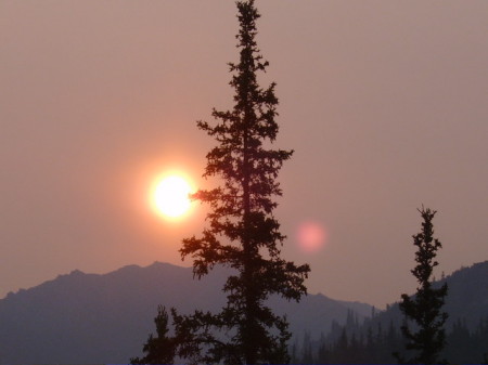 The Midnight Sun in Alaska