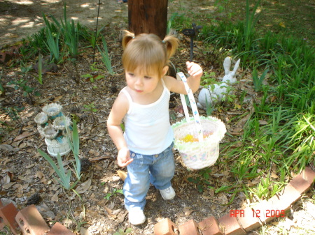 Madison hunting easter eggs