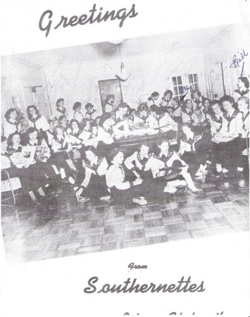 Senior girls dorm..Southernettes (1950/1951