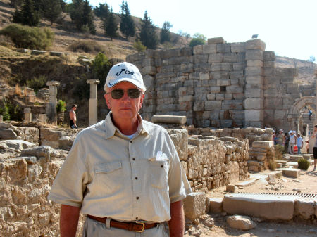 Nolan in Ephesus, Turkey