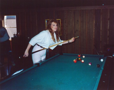 Playing Pool in Mineral Wells, TX