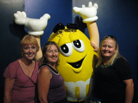 Mom, Tami and sis Terry with M & M dude