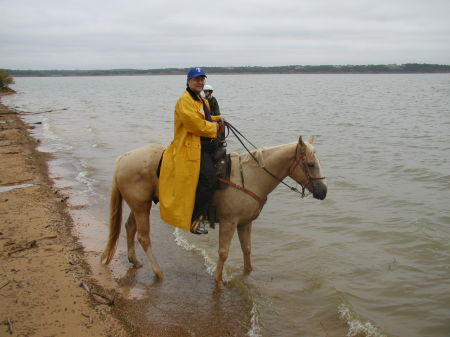 Trail ride at Lake Grapevine, Texas