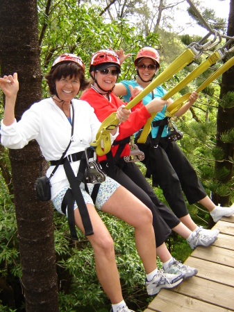 Ziplining in Kauai April 2008