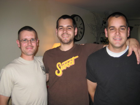 My 3 sons Jimmy, Daniel and Jason