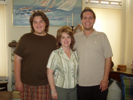 My Sons with me on Mother's Day 2009