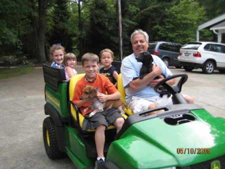 Me and the Grand Kids on the Gator