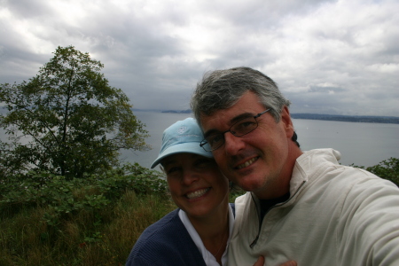 Bob and I at Discovery Park Oct 09