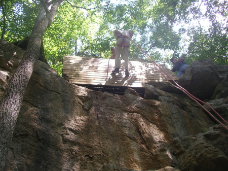 Abseiling in Tennessee