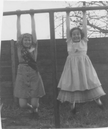 Pam and Christine 1958