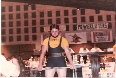 Jeff at McNeese State Univ. Powerlifting Meet