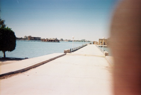 Lake  at Camp L Iraq