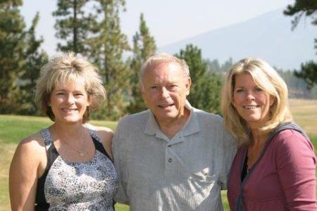 My sister Wendy n Dad n Me