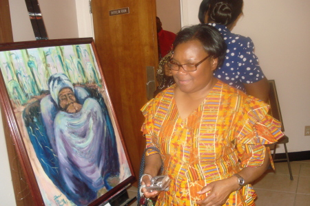 Small exhibit of Slave Narratives at Church