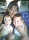 Me with 2 of my grandsons
