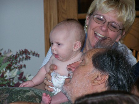 Gramma, Puppa and Baby Lucy
