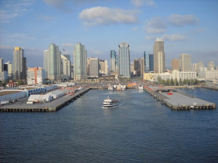 Leaving the Port of San Diego