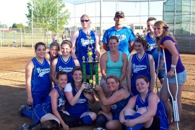 Mollie's softball team