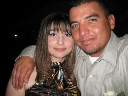 My oldest-Cassandra and Ulises a family friend