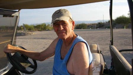 MY DAD ON HIS GOLF COURSE