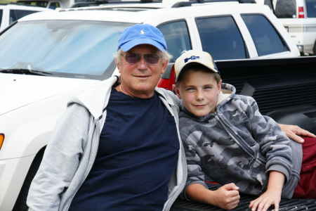 At the Races With Grandson