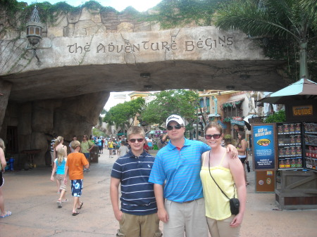 Nick, Jeff & Lindsay at Universal