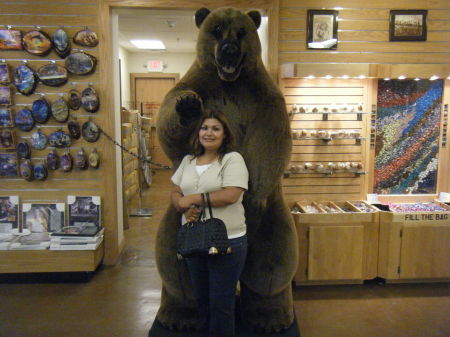 This big bear really scare me jajaja