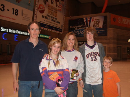 Suns Game with family