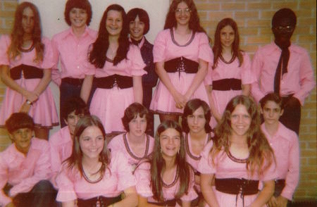 Crossnore Jr High Square Dance Team 1974/1975