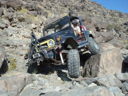 Rock crawling in Johnson Valley