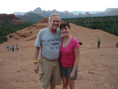 My dad and I in Sedona in May