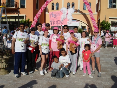 After the Susan G. Komen 5K race