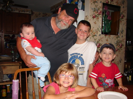 MY husband Neal and our grandchildren