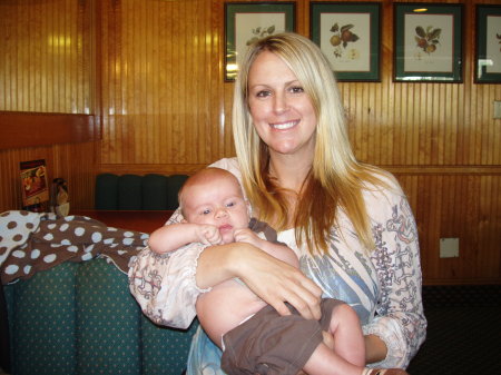 Stephanie & my grandson "Laird"