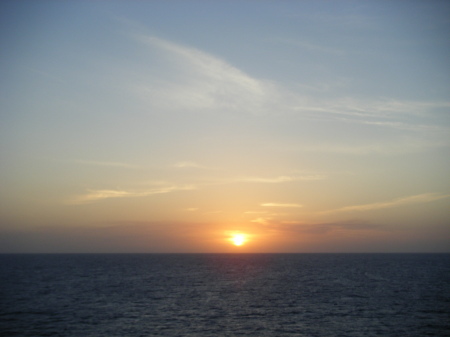 Sunset at Sea