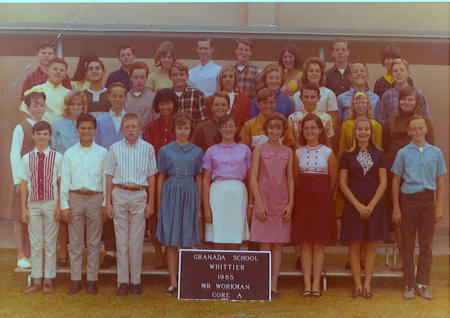 granada 8th grade mr Workmans class1965