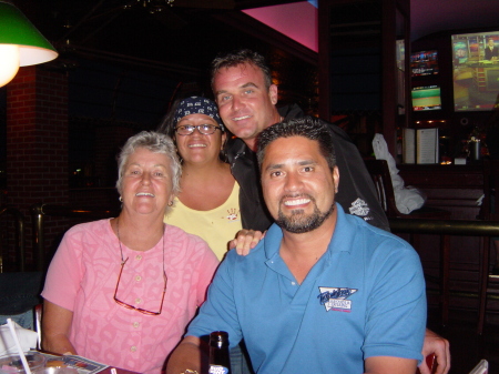 Best man at my wedding w/ his mom & sis